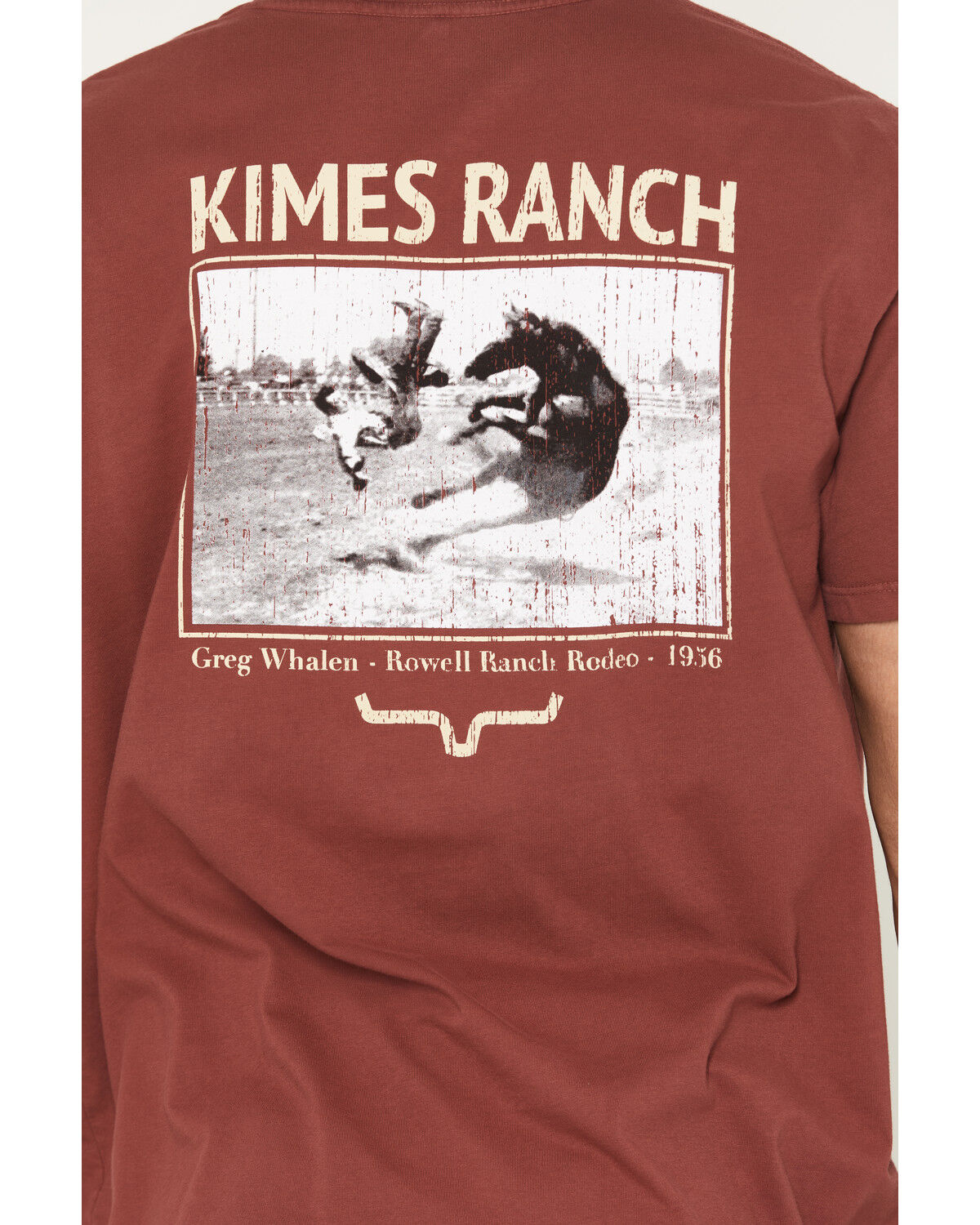 Image #4 - Kimes Ranch Men's Waspy Logo Short Sleeve Graphic T-Shirt, Dark Red, hi-res