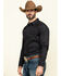 Image #3 - Cody James Men's Mesa Ridge Herringbone Print Long Sleeve Pearl Snap Western Shirt , , hi-res