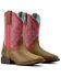 Image #4 - Ariat Girls' Westwood Western Boots - Broad Square Toe, Hot Pink, hi-res