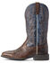 Image #2 - Ariat Men's Dynamic Brown Western Boots - Broad Square Toe, , hi-res
