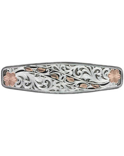 Image #1 - Montana Silversmiths Winding Leaves in Fall Barrette, Multi, hi-res