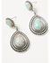Image #2 - Shyanne Jasper Tear Drop Earrings, Silver, hi-res
