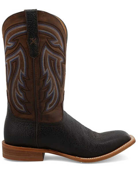 Twisted X Men's Rancher Western Boots - Broad Square Toe, Black, hi-res