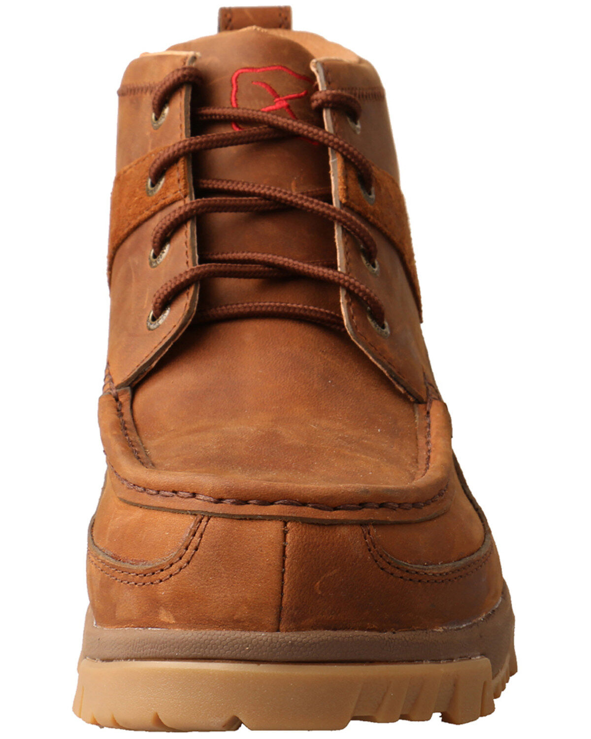 Image #5 - Twisted X Men's 4" CellStretch Lace-Up Work Boots - Composite Toe, Brown, hi-res