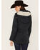Image #4 - Outback Trading Co. Women's Woodbury Sherpa-Lined Hooded Jacket, Navy, hi-res