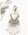Image #2 - Shyanne Women's Chain Fringe Earrings, Silver, hi-res