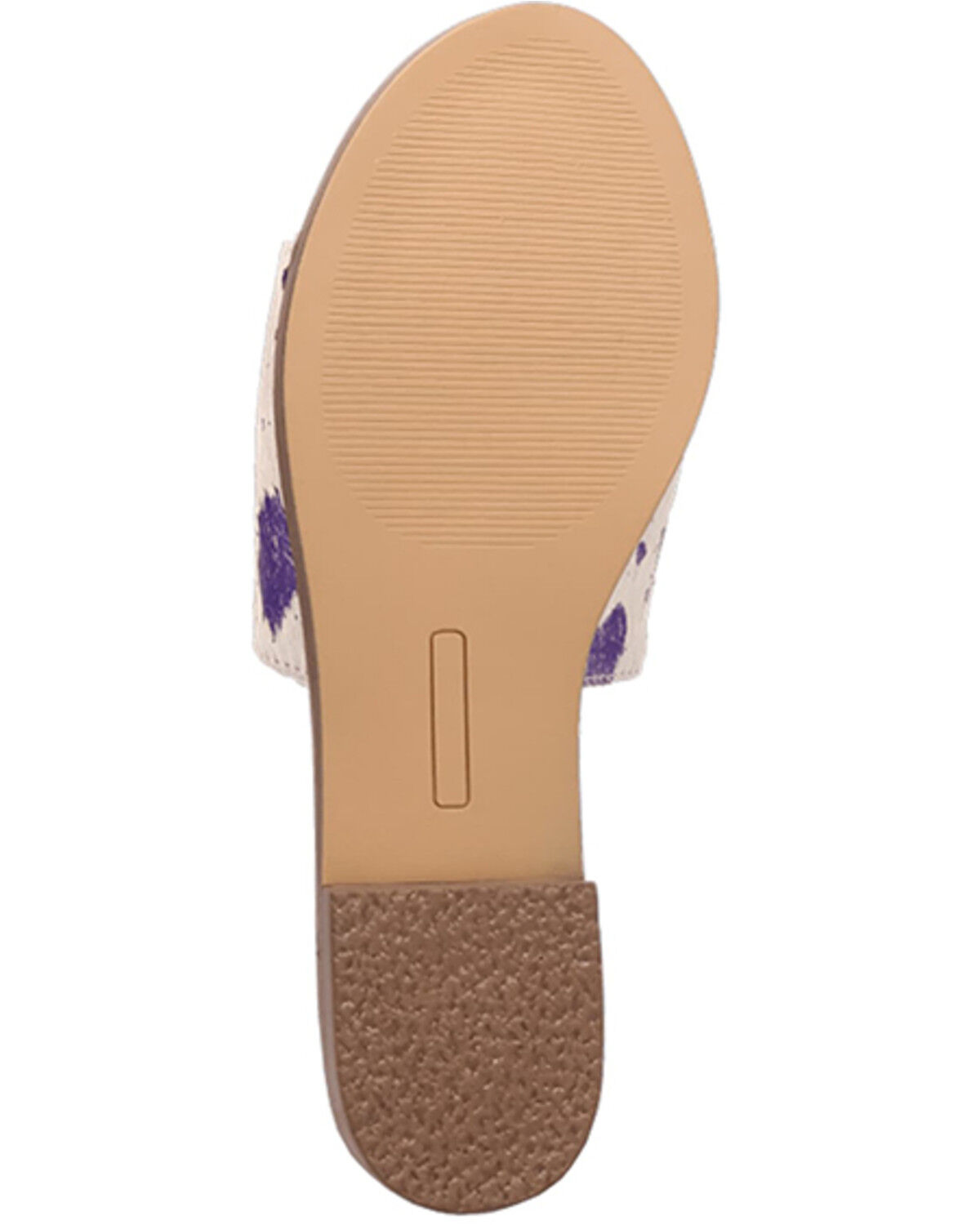 Image #7 - Dingo Women's Metallic Hairon Moo Moo Sandals, Fuchsia, hi-res