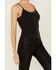 Image #3 - Rock & Roll Denim Women's Sleeveless Ribbed Corset Tank, Black, hi-res