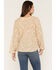 Image #4 - Shyanne Women's Preece Paisley Print Long Sleeve Peasant Top, Taupe, hi-res