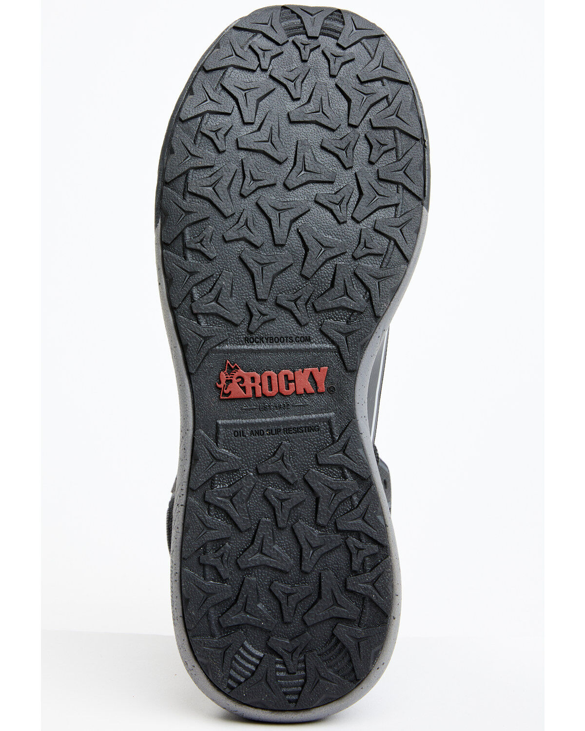 Image #7 - Rocky Men's Industrial Athletix Hi-Top 6" Work Shoe - Composite Toe, Black, hi-res