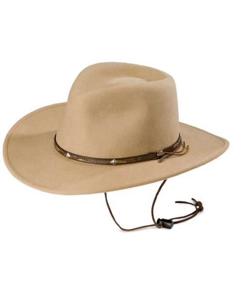 Stetson Mountain View Wool Hat, Sand, hi-res