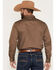 Image #4 - Gibson Trading Co Men's All Smiles Solid Long Sleeve Snap Western Shirt, Brown, hi-res