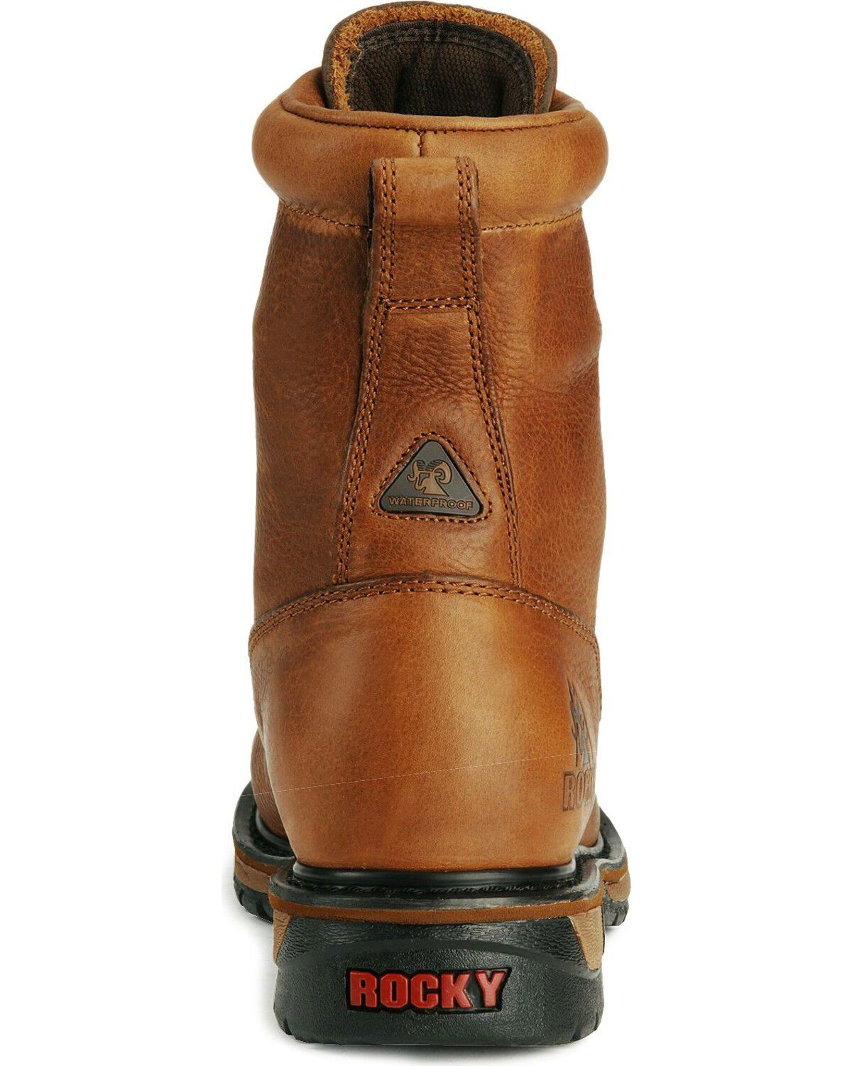 Image #7 - Rocky Men's Ride Waterproof Western Boots, Tan, hi-res