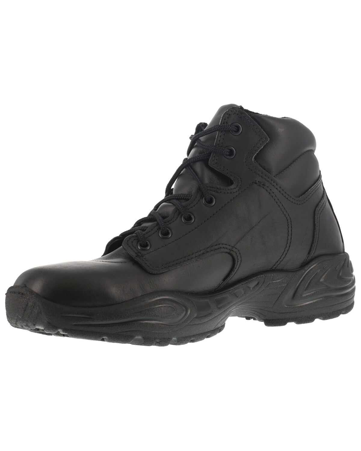 Image #2 - Reebok Men's 6" Postal Express Work Boots - USPS Approved, Black, hi-res