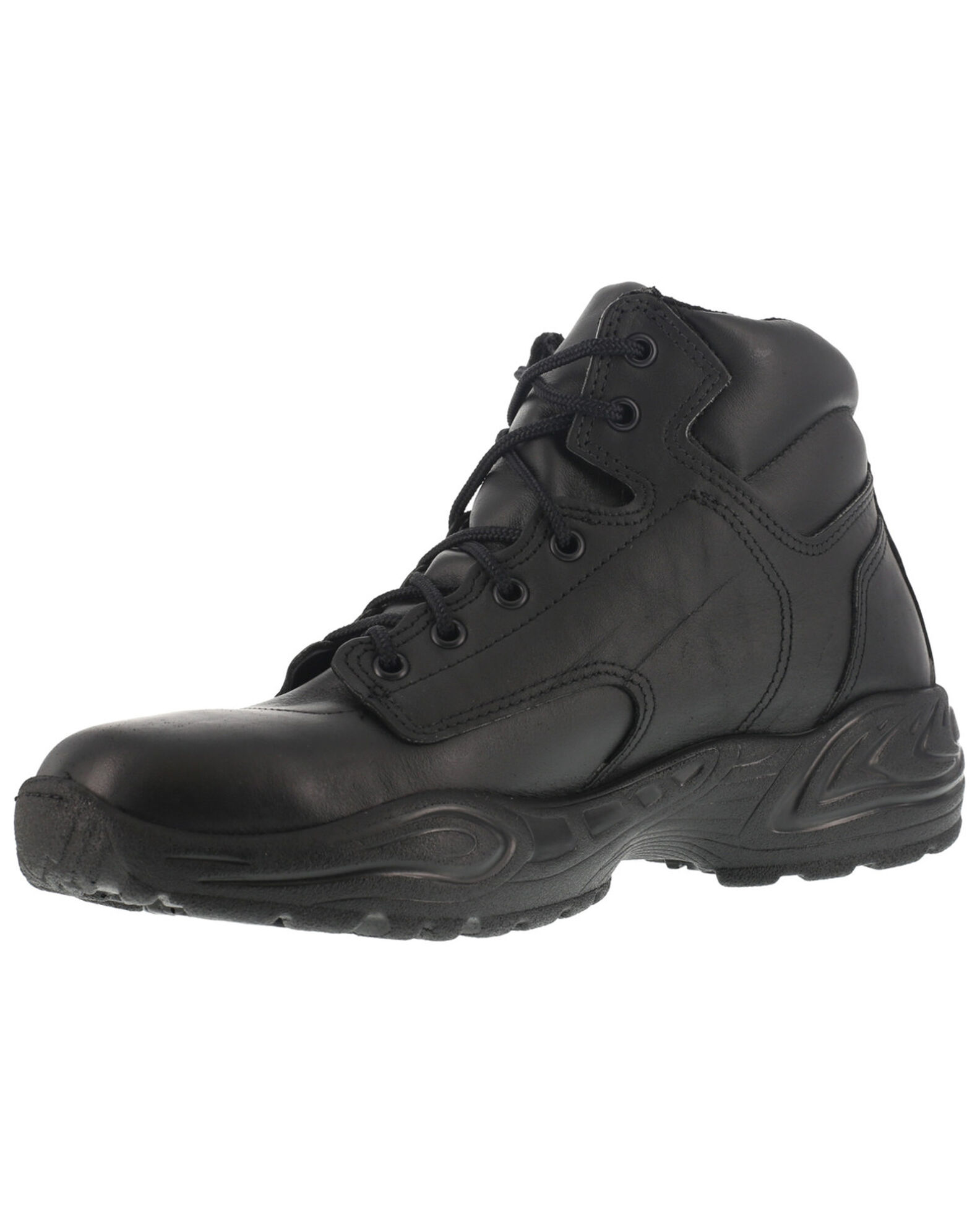 Image #2 - Reebok Men's 6" Postal Express Work Boots - USPS Approved, Black, hi-res