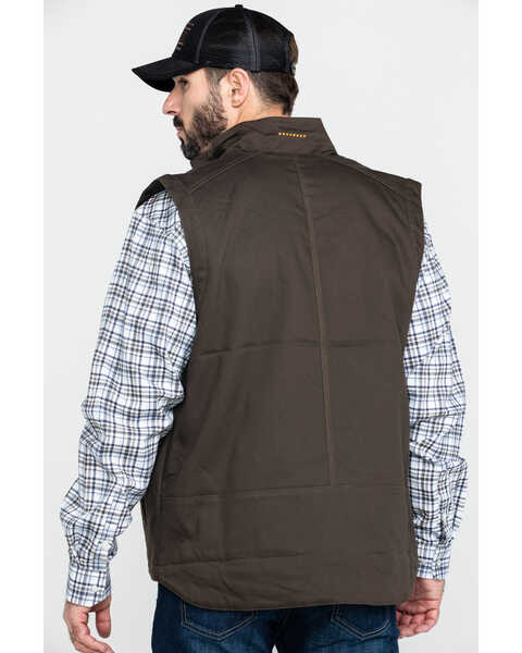 Image #2 - Ariat Men's Wren Rebar Duracanvas Work Vest , Loden, hi-res