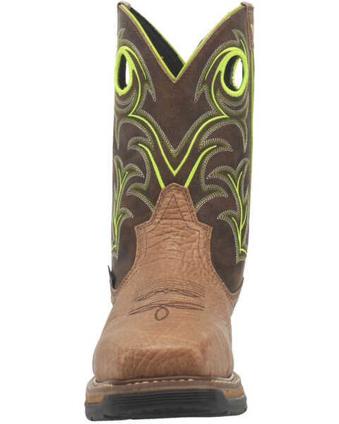 Image #4 - Dan Post Men's Storms Eye Waterproof EH Western Work Boots - Composite Toe , Brown, hi-res