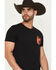 Image #3 - Pendleton Men's Whisky Let'er Buck Short Sleeve Graphic T-Shirt, Black, hi-res