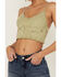 Fornia Women's Seamless Floral Bralette , Sage, hi-res