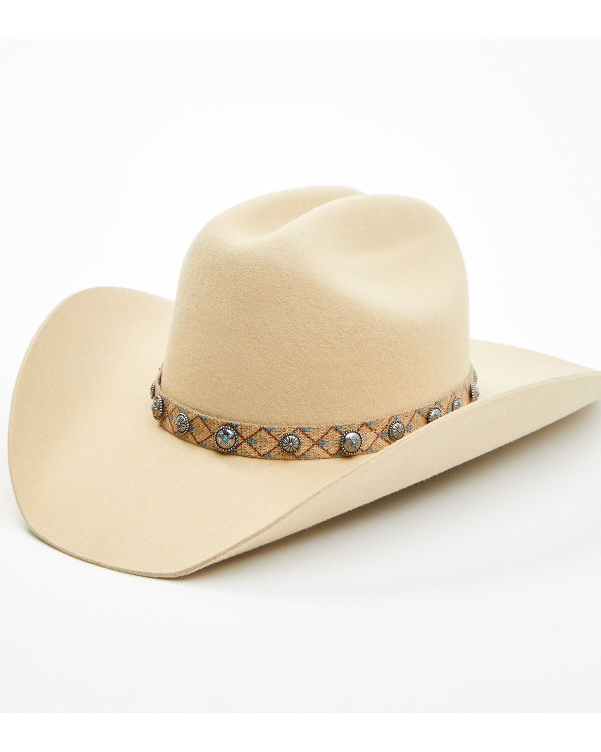 Image #1 - Idyllwind Women's Sarasota Felt Cowboy Hat, Cream, hi-res