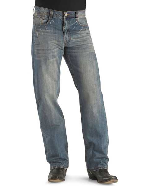 Image #3 - Tin Haul Regular Joe Heavy Distressed Jeans, Blue, hi-res