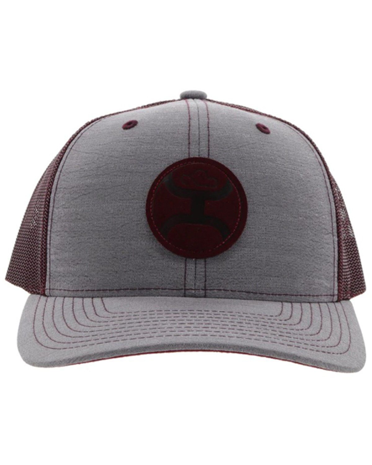 Image #3 - Hooey Men's Cayman Logo FlexFit Trucker Cap, Grey, hi-res