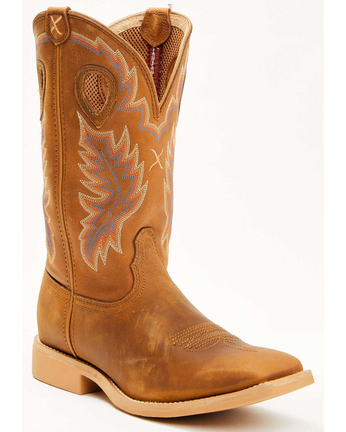 Image #1 - Twisted X Men's Top Hand Western Boots - Broad Square Toe, Tan, hi-res