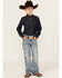 Image #1 - Rock & Roll Denim Boys' Light Wash V Stitch Bootcut Jeans, Blue, hi-res