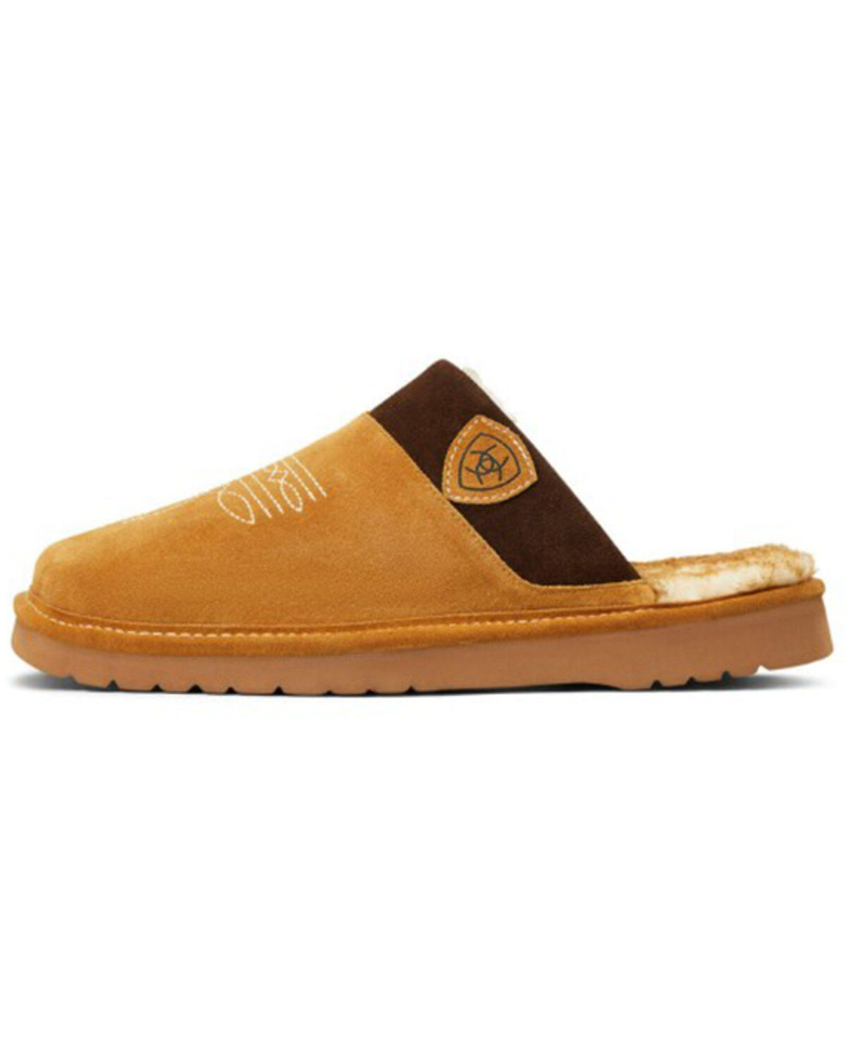 Image #2 - Ariat Men's Silversmith Slipper, Chestnut, hi-res
