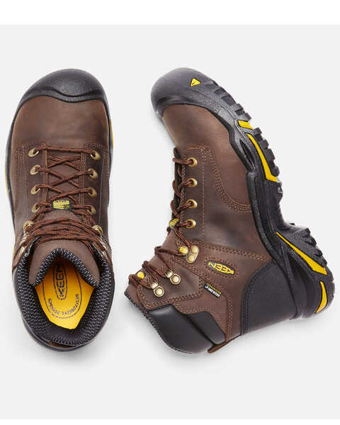 Image #5 - Keen Men's Mt. Vernon Waterproof Work Boots - Steel Toe, Brown, hi-res