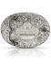 Montana Silversmiths Men's Classic Eagle Buckle, Silver, hi-res