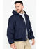 Image #4 - Carhartt Men's Flame-Resistant Duck Active Work Jackets, Navy, hi-res