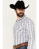 Image #2 - Rough Stock by Panhandle Men's Southwestern Print Long Sleeve Pearl Snap Western Shirt, , hi-res