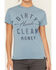 Image #3 - Troll Co Women's Juno Short Sleeve Graphic Tee, Slate, hi-res