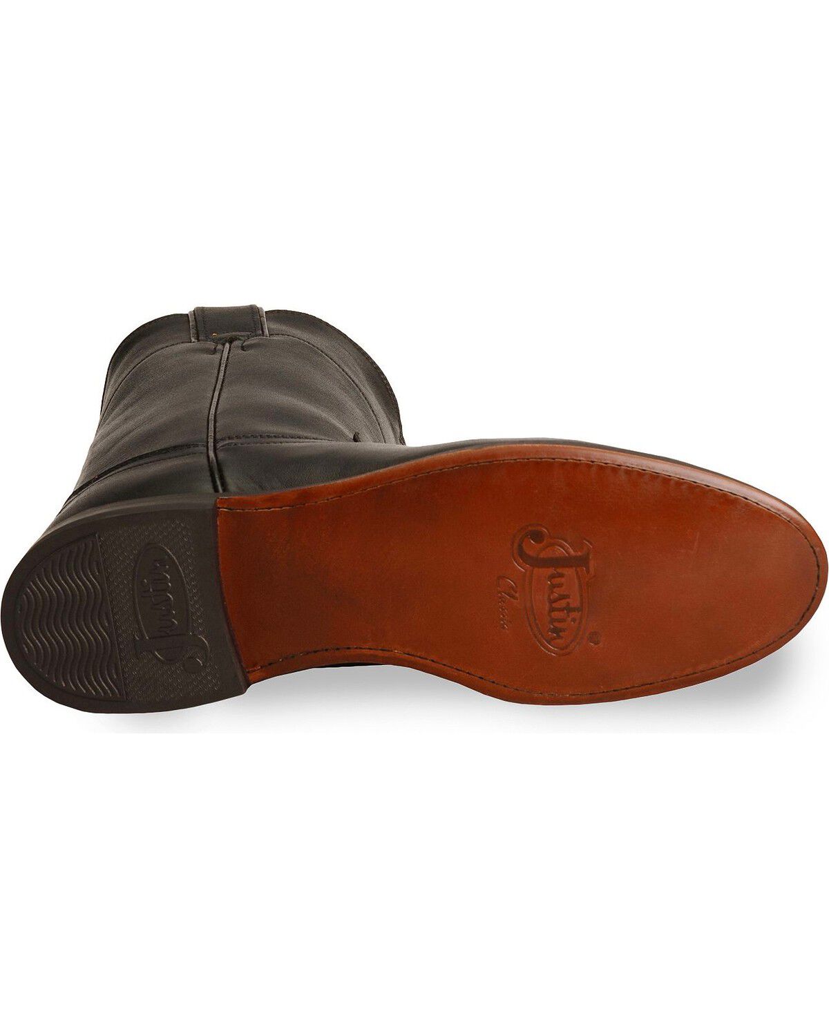 Image #5 - Justin Women's Original Black Roper Boots - Round Toe, , hi-res
