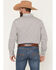 Image #4 - Gibson Trading Co Men's Exit 8 Floral Stripe Print Long Sleeve Button-Down Western Shirt, Ivory, hi-res