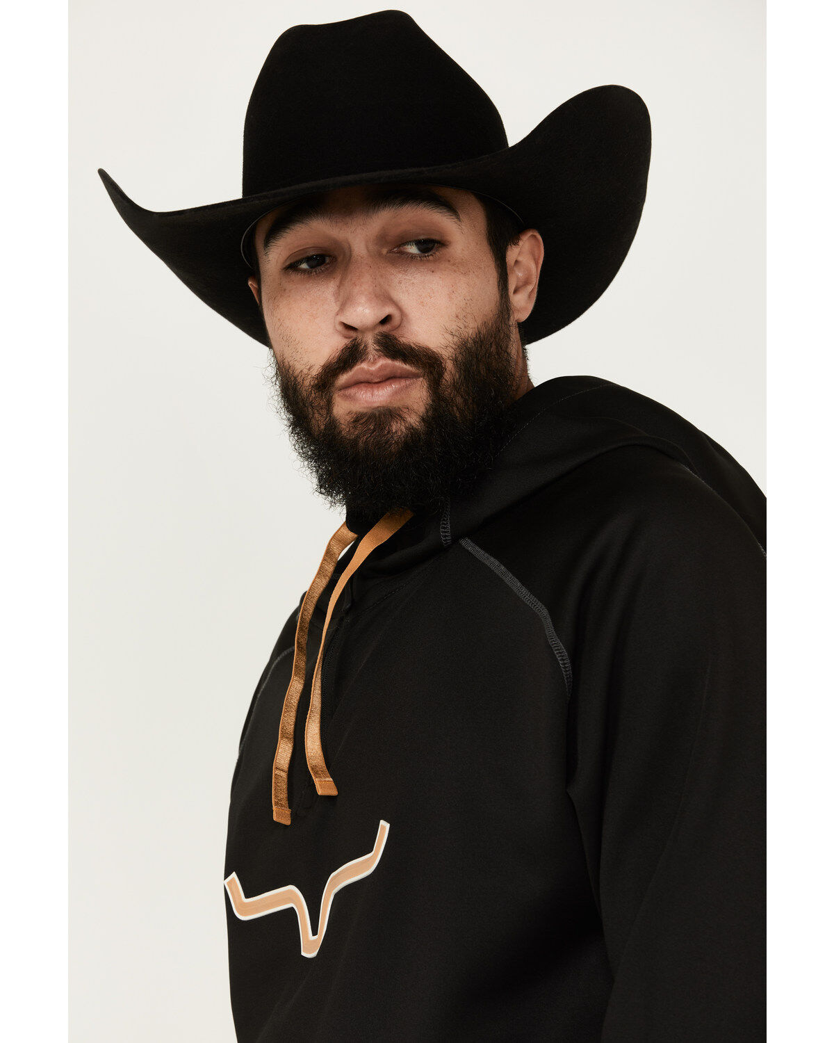 Image #2 - Kimes Ranch Men's Rockford Tech Hooded Pullover, Black, hi-res