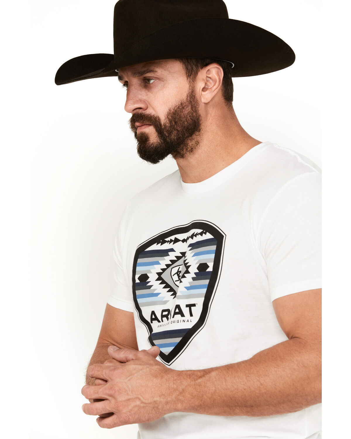 Product Name:  Ariat Men's Boot Barn Exclusive Geo Logo Short Sleeve Graphic T-Shirt