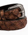 Cody James Men's Brown Pirarucu Exotic Belt , Brown, hi-res