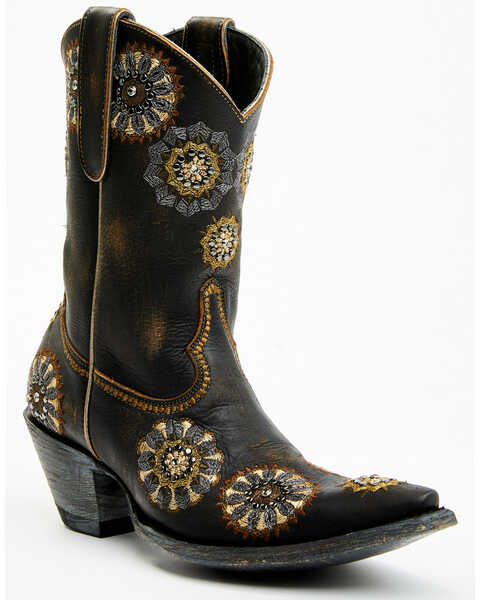 Old Gringo Women's Spider Web Western Boots - Snip Toe, Black/tan, hi-res