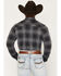 Image #4 - Cody James Men's Quiet Shade Plaid Print Long Sleeve Button-Down Shirt, Slate, hi-res