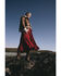 Scully Women's Lace-Up Jacquard Dress, Burgundy, hi-res