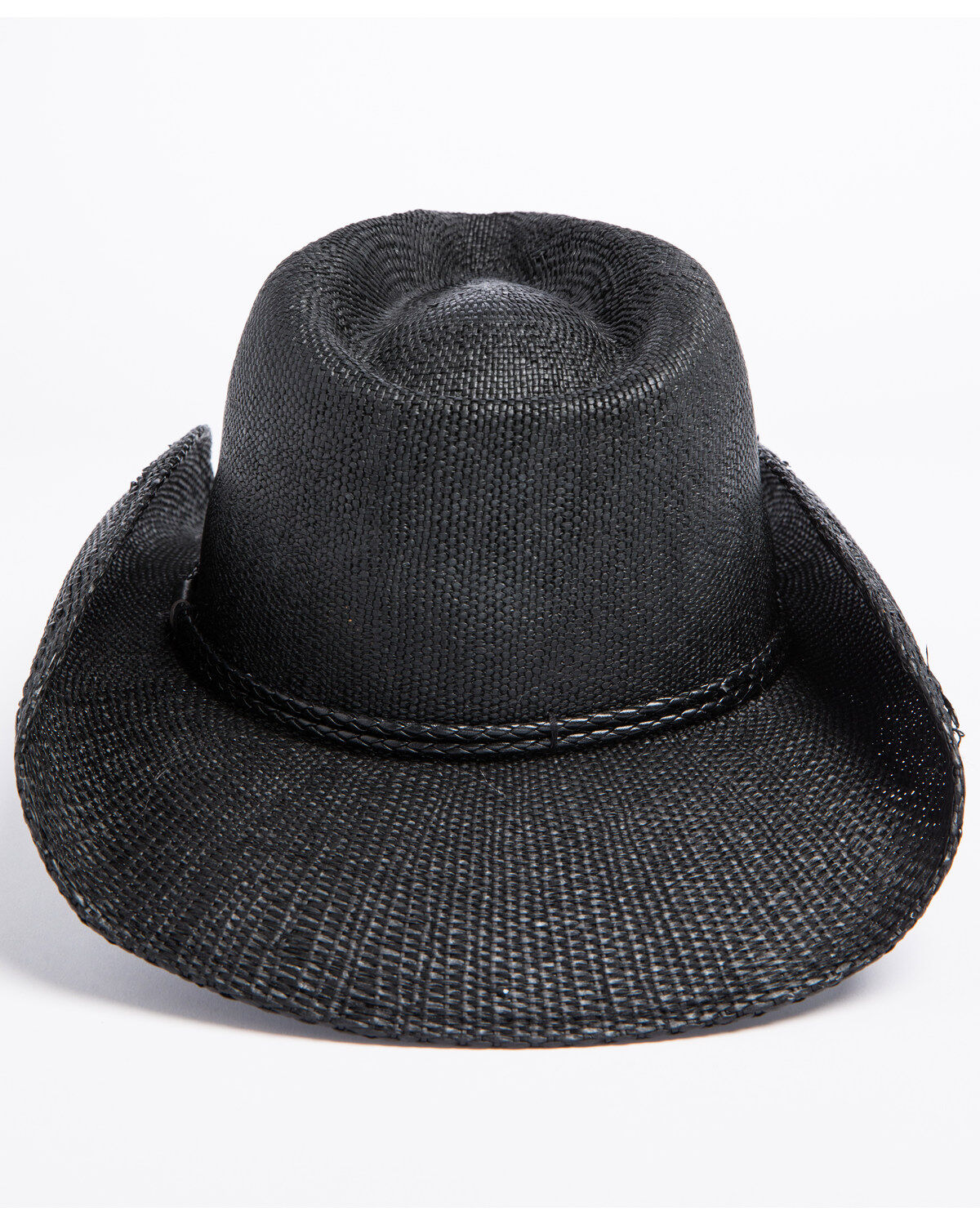 Image #3 - Cody James Kids' Straw Cowboy Hat, Black, hi-res