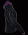 Image #6 - Milwaukee Leather Women's 3/4 Leather Jacket With Reflective Tribal Detail, Black/purple, hi-res