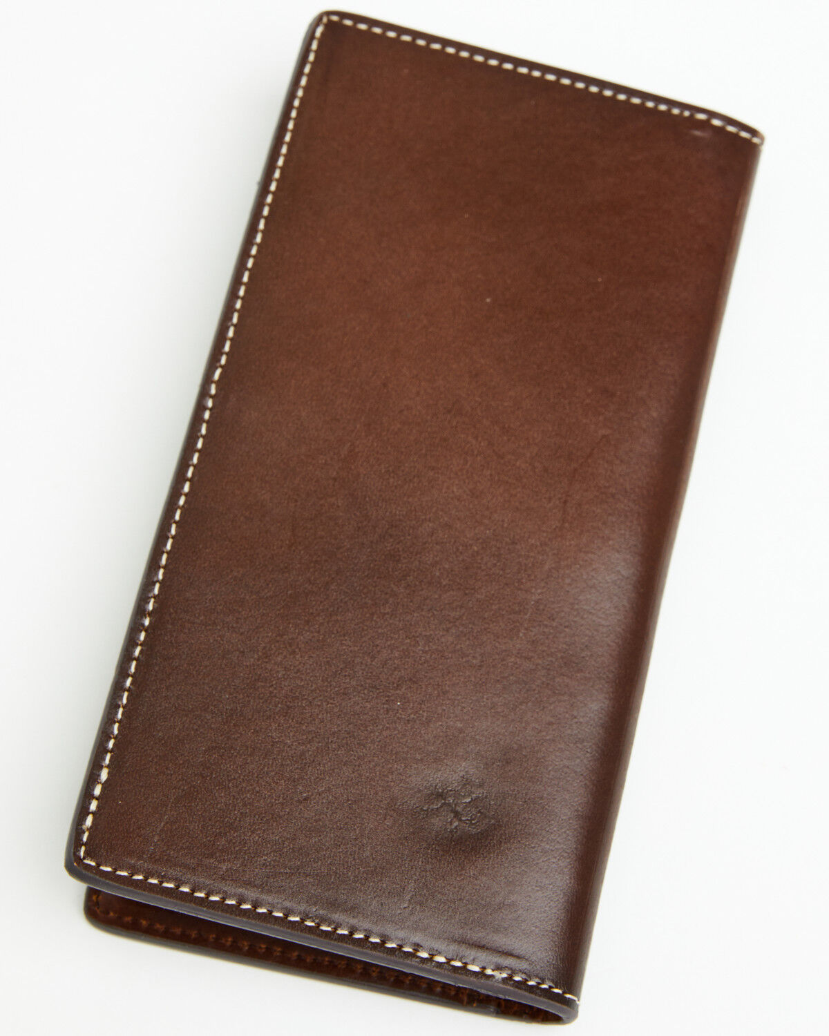 Image #2 - Stetson Men's Hair-On-Hide Concho Checkbook, Brown, hi-res