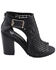 Image #3 - Milwaukee Performance Women's Platform Heel Mesh Top Sandals, Black, hi-res