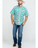 Image #6 - Wrangler 20X Men's Competition Advanced Comfort Plaid Short Sleeve Western Shirt , , hi-res