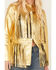 Image #4 - DANCASSAB Women's Fringe Leather Dixie Jacket, Gold, hi-res