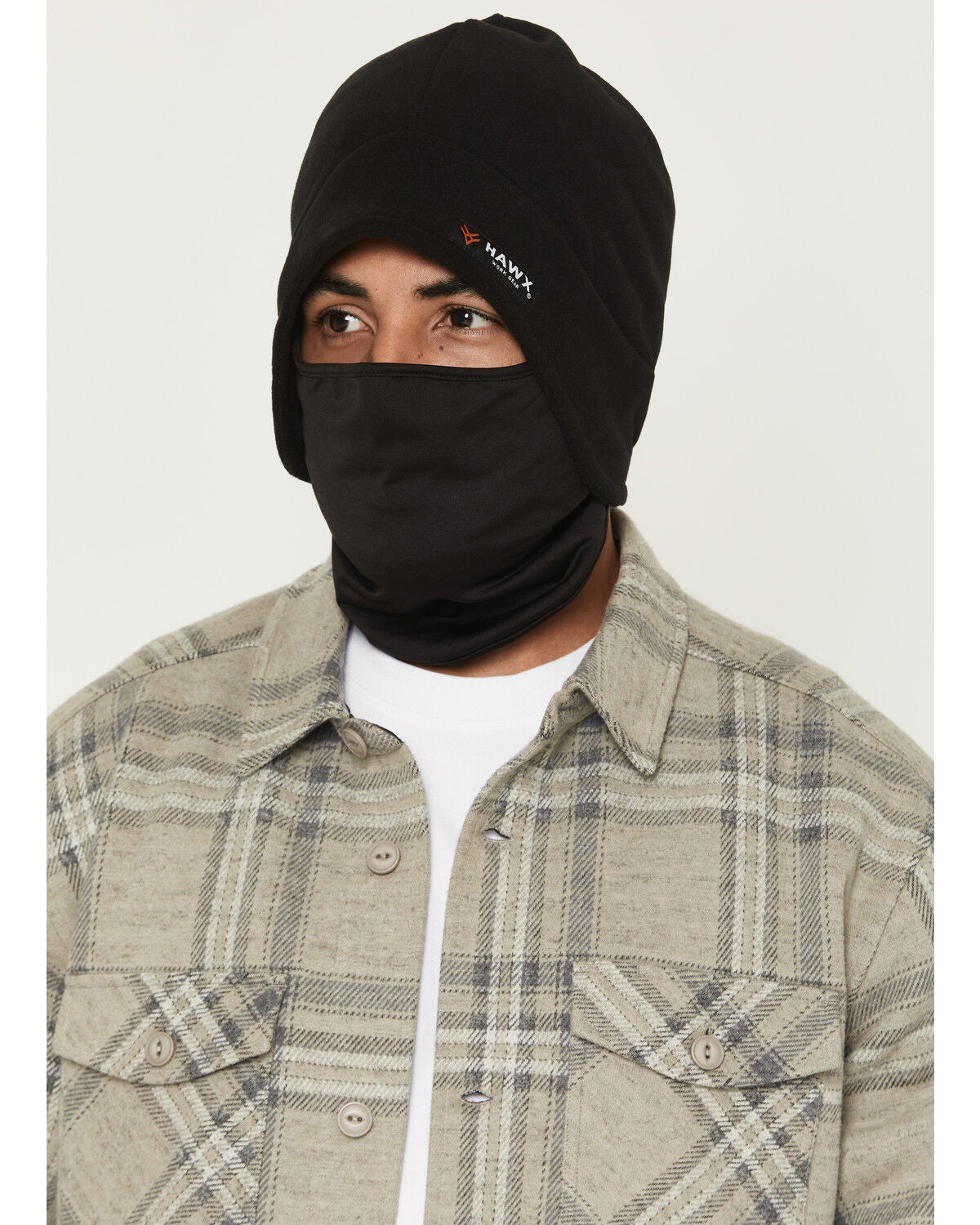 Hawx 2-in-1 Fleece Mask, Black, hi-res