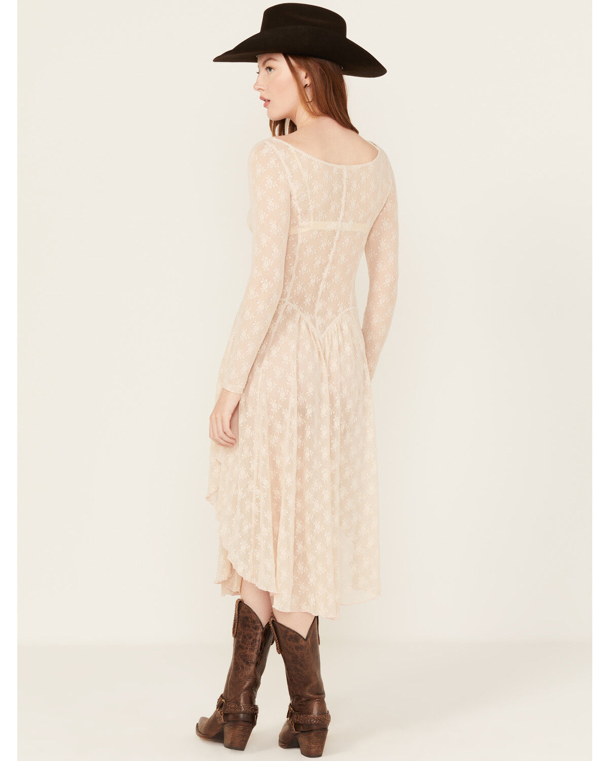 Image #4 - Free People Women's Dial For Drama Slip Midi Dress, , hi-res